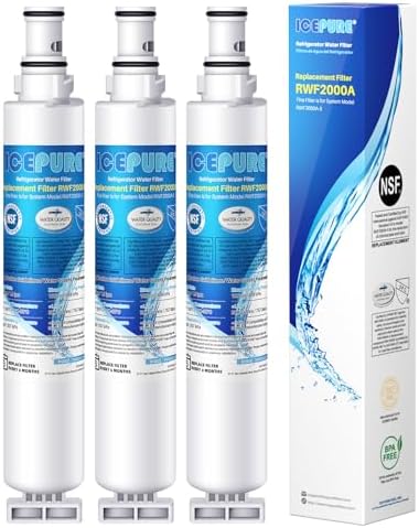 ICEPURE 4396701 Water Filter Replacement for Whirlpool EDR6D1, 3PACK by ICEPURE