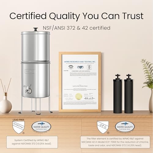 Waterdrop TK15-A-FS Gravity Water Filter System, NSF/ANSI 42&372 Certified - Image 3