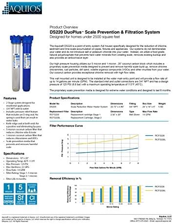 Aquios® DS220 DuoPlus™ Salt Free Water Softener & Filter System - Image 5