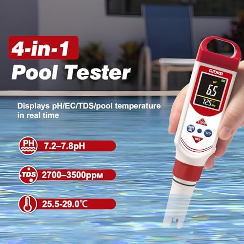 pH EC Meter for Hydroponic, Digital pH TDS EC ppm Tester - Image 5