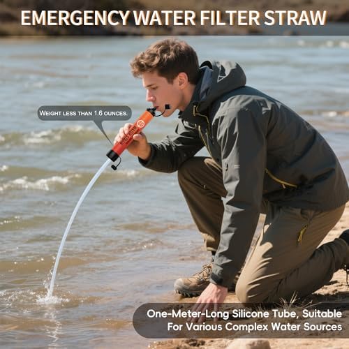 Water Filter Straw, Personal Water Filtration System(2PCS) - Image 5