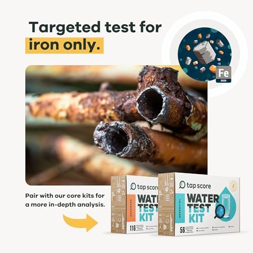 Tap Score Iron in Water Test Kit | Well or City | Full Report | EPA Certified Drinking Water Labs | #1 Best Home Water Test 2021-24 NYT Wirecutter | 100% Unbiased - Image 4