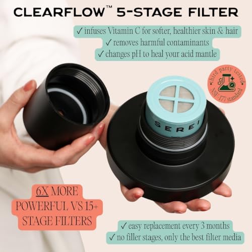 Lab Tested Filtered Shower Head | Best Shower Head with Filters for Chlorine & Hard Water | High Pressure Water Softener for Healthy Skin & Hair | Soothes Dry or Irritated Skin & Hair (2.0 Chrome) - Image 6