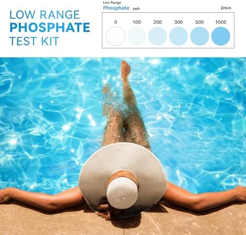 Phosphate Test Kit, Pool Phosphate Test Kit, 50 ct with Colorimetric Tube - Image 2
