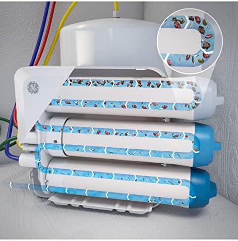 GE Membrane Filter Compatible with Select GE Under Sink Filtration Systems Including GXRQ18NBN, GNRQ18NBN, GXRV40TBN, Replace Every 12 Months, FQ18MN (Pack of 4) - Image 2