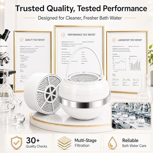 Bath Filter for Tub Faucet, 10-Stage Bath Water Filter, BPA-Free - Image 5