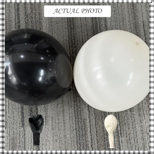 Black and Sand White Balloon Arch Kit for Birthday Decor - Image 4