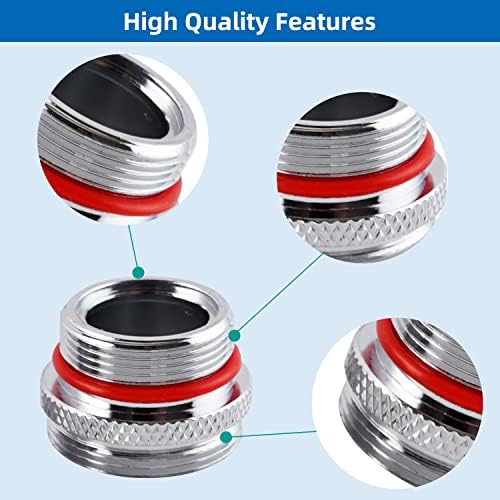 11pcs Faucet Adapter Kit, Brass Faucet Aerator Adapter Set Male Female - Image 6