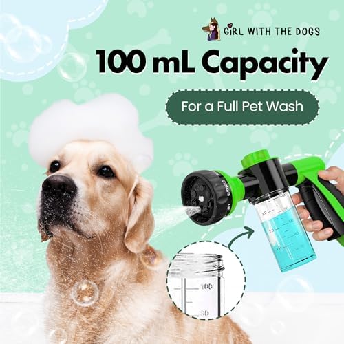 Girl With The Dogs Soap Dispensing Canister Replacement 3.5oz/100ml for Pet Wash Sprayer Nozzle for Dog Wash & Bathing Supplies - Image 4