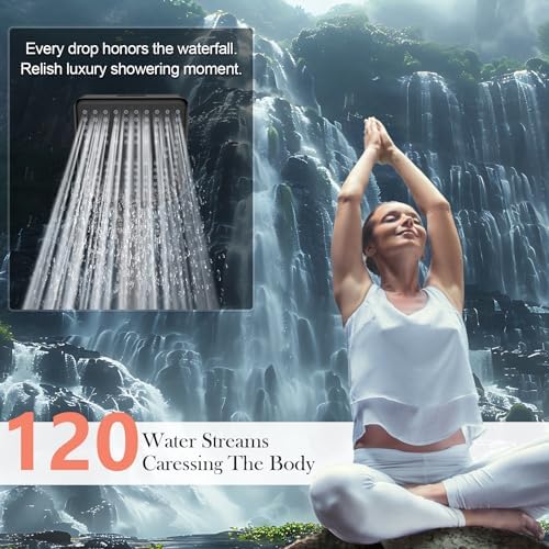 Filtered Shower Head with Handheld, High Pressure 6 Mode Showerhead - Image 4