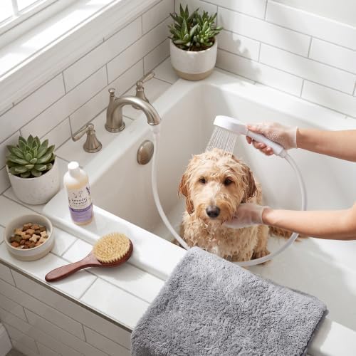 Pet Shower Sprayer with 95cm Rubber Hose for Grooming Sink Attachment - Image 2