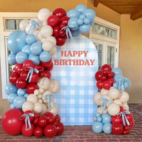 Red White Blue Balloon Arch Kit, Baby Shower Birthday Decorations - Image 3