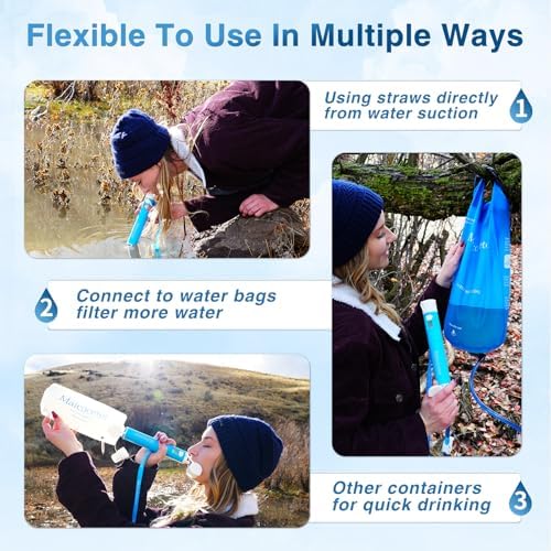 Membrance Replacement (4 Pack) for Water Filter Straw - Image 6