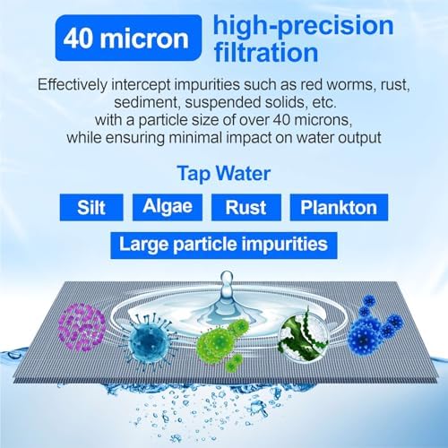 Whole House Spin Down Sediment Water Filter 3/4“, 40 Micron, - Image 2