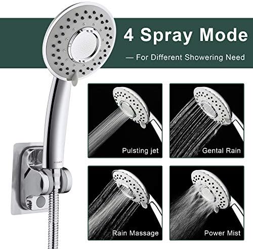 Sink Hose Shower Sprayer Attachment - Faucet Extension w/ 5 Adapters For Bathroom Bathtub, Kitchen Faucet, Utility Laundry Tub, Garden Hose Thread Spout For Delta, Moen, Kohler, American Standard - Image 4