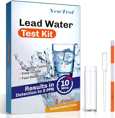 Lead Water Test Kit: Accurate Lead Detection to 5 PPB & Results in 10 Minutes - at Home Water Lead Testing Kit for Drinking Water & Tap & Well Water by Unknown