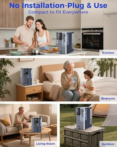 7-Stage Reverse Osmosis Water Filter Countertop, 3S Instant Hot - Image 5