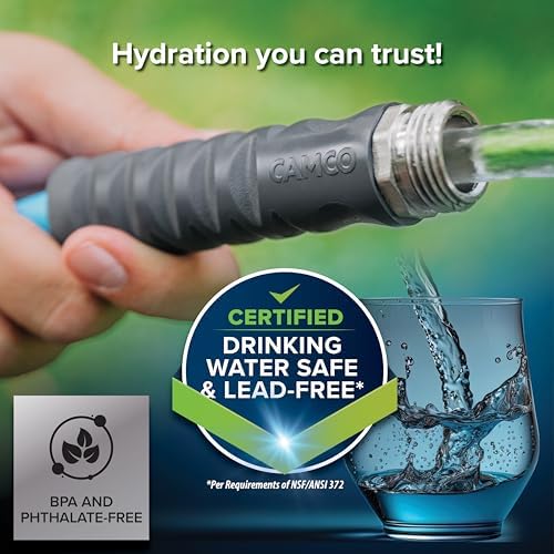 Camco EVOFlex RV Drinking Water Hose, Extra Flexible, 25 Ft, 22591 - Image 4