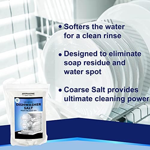 Aromasong Dishwasher Salt 5 LB & Citrus Carpet Deodorizer 48 oz – Dual Home Care Bundle, Softens Water for Spot-Free Dishes, Natural Odor Eliminator for Carpets & Rugs - Image 2