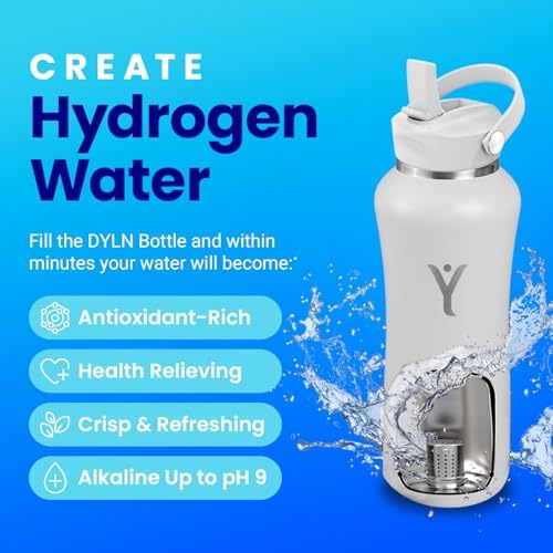 DYLN Hydrogen Water Bottle, Alkaline, Vacuum Insulated, Stainless Steel - Image 2