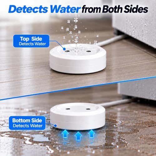 Water Leak Detector Alarm 15FT Dual-Sided Water Leak Sensor for Home - Image 3