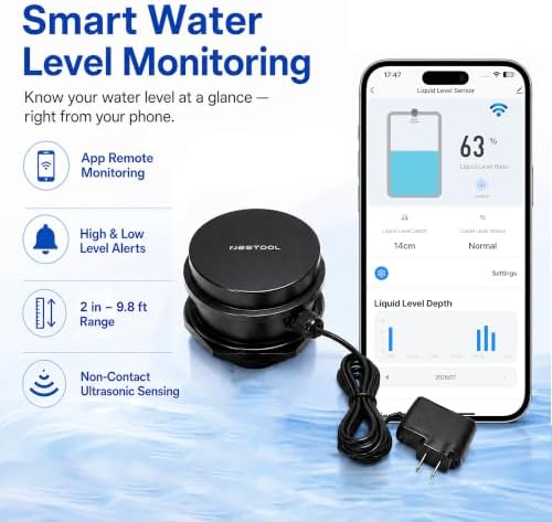Smart WiFi Water Level Sensor with Smart Life App - Image 2