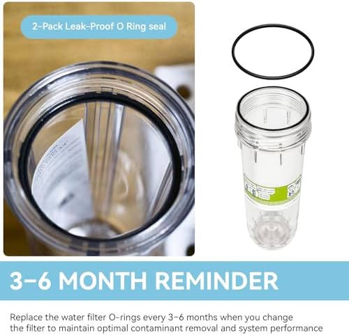 AO-WH-STD-OR-2 O-Rings Replacement for AO Smith Whole House Water Filter - Image 6