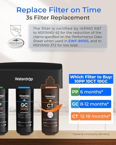 Waterdrop TSB 8 Layer Under Sink Water Filter System, with Dedicated Faucet - Image 4