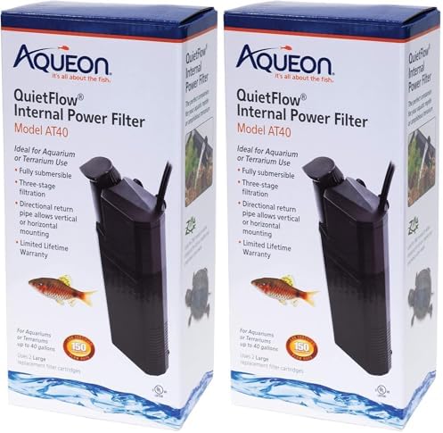 Aqueon Quietflow Internal Power Filter (Pack of 2) by Aqueon