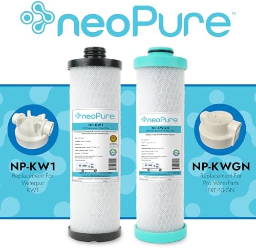 Neo-Pure KW1 Replacement Filter Cartridge – Compatible with Select Under-Sink Filtration Systems, Carbon Block Water Filter for RCS/FR1 Housings in Forest River Campers, Boats, and RVs - Image 2