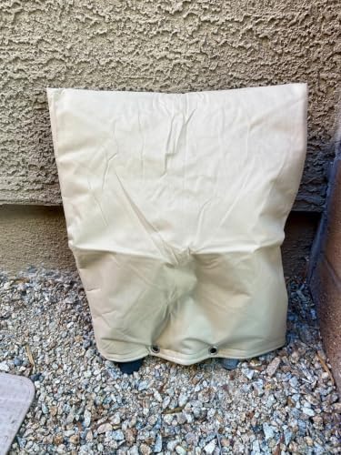 Backflow Preventer Cover Insulated Pouch,Outdoor Pipe Insulation Cover,Winter Freeze Protection Water Well Pump Covers Sprinkler Valve Cover Insulated (Kahki, 36''W x 30''H) - Image 6