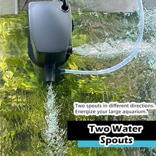 COOSPIDER Aquarium Filter with 9W U-V Light 600GPH for 100-500 Gallon Tank - Image 5