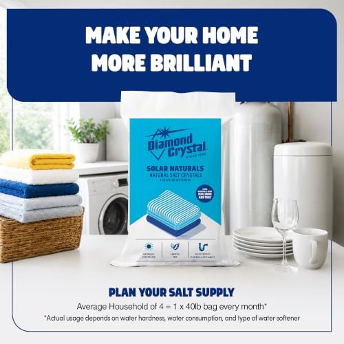 Diamond Crystal 3 Pack Solar Naturals Water Softener Pure Salt, 50 lbs - Image 7