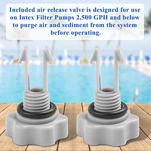 25004/2,500 Gallon Filter Pump Replacement Seals Kit Pack for Intex Pool Filter Pump (Includes 5 Combined Parts - Image 4