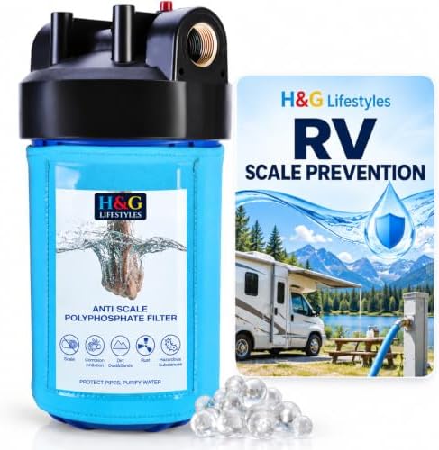 H&G Lifestyles RV Water Descaler for Tankless Water Heater Washing Machine by HGLifestyles