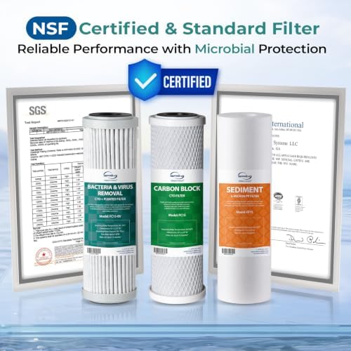 iSpring US31KF-BV 3-Stage Bacteria Removal Under-Sink Water Filter System - Image 5