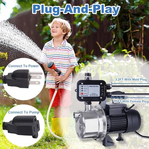 Smart Water Pump Pressure Controller, Automatic Electronic Switch 110-120V - Image 6