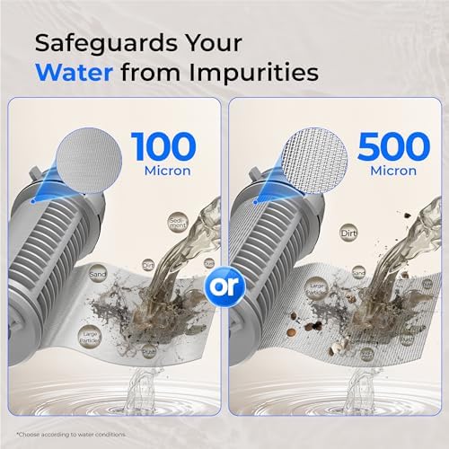 Waterdrop RPFK15 Spin Down Sediment Filter, 100 Micron+500 Micron - Image 3