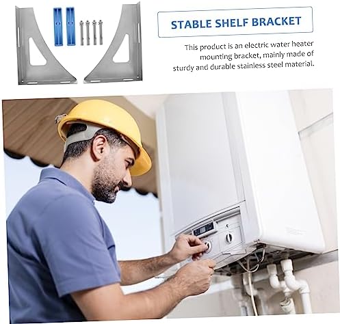 Stainless Steel Thickened Electric Water Heater Bracket 1 Pair - Image 6