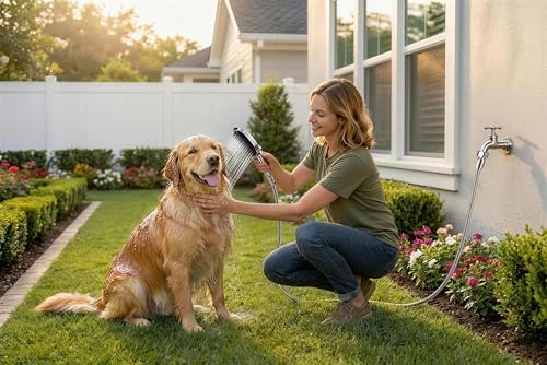 G-Promise 3Mode Dog Shower Attachment with Pause Mode Indoor & Outdoor Use - Image 5