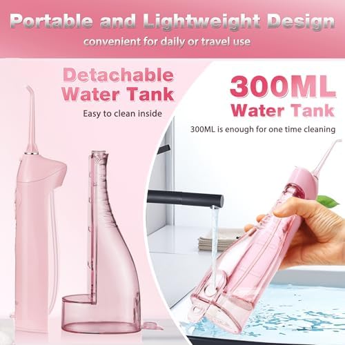 TOVENDOR Electric Water Dental Flosser Teeth Pick, Cordless Oral Irrigator - Image 3