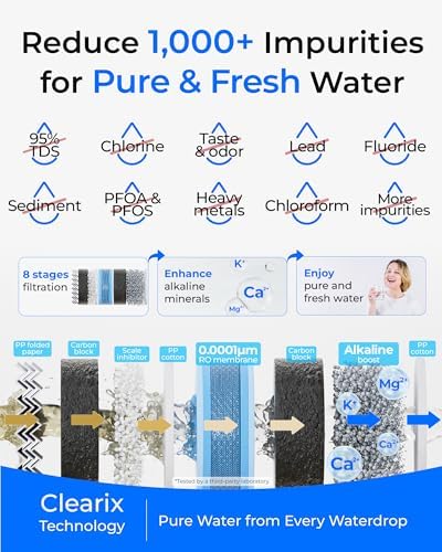 Waterdrop G5P500A Reverse Osmosis System, 8-Stage RO Filtration, Alkaline - Image 3