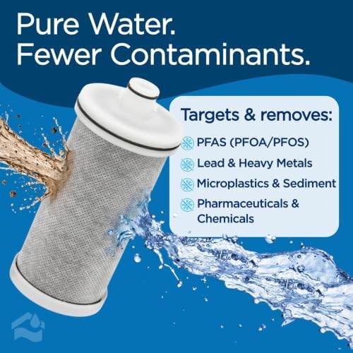 HOMEWATER Countertop Water Filter System – Portable 1-Gallon Electric Water Dispenser with Activated Carbon Filtration – Reduces PFAS, Lead, Chlorine & Microplastics – No Installation Required - Image 6