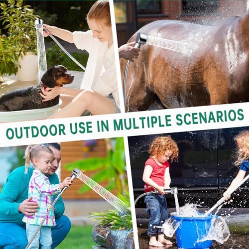 3 Mode Dog Shower Attachment with Long Hose & Outdoor Adapter - Image 6