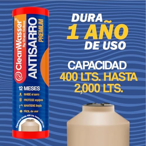 Premium Anti-Char Cartridge, Water Treatment for Tinacos 400-2000L, Non-Toxic, 12 Months Duration, High Resistance, Maximum Efficiency - Image 4