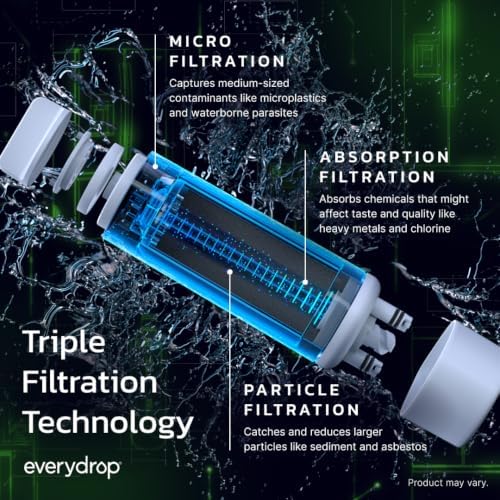 everydrop by Whirlpool Ice & Water Refrigerator Filter 4, Green, EDR4RXD1 - Image 3