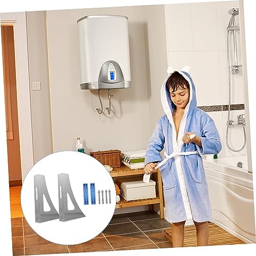 Stainless Steel Water Heater Wall Mount Support Brackets Pair - Image 7