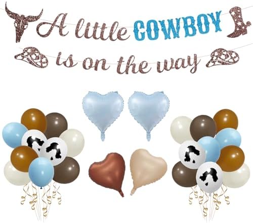 Cowboy Baby Shower Decorations Western Party Supplies by Unknown