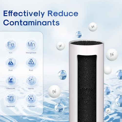 ICEPURE 5 Micron 20" x 4.5" RFN20BB Whole House Iron & Manganese Reduce Water Filter Replacement for FM25B, RFFE20-BB, CFRFFE-20BB, 1 Pack - Image 2