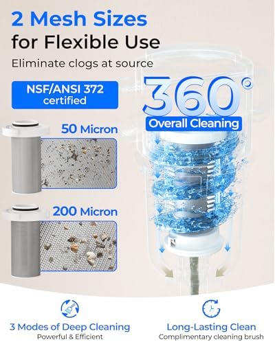 Waterdrop PF01 Spin Down Sediment Filter, 50/200 Micron - Image 2